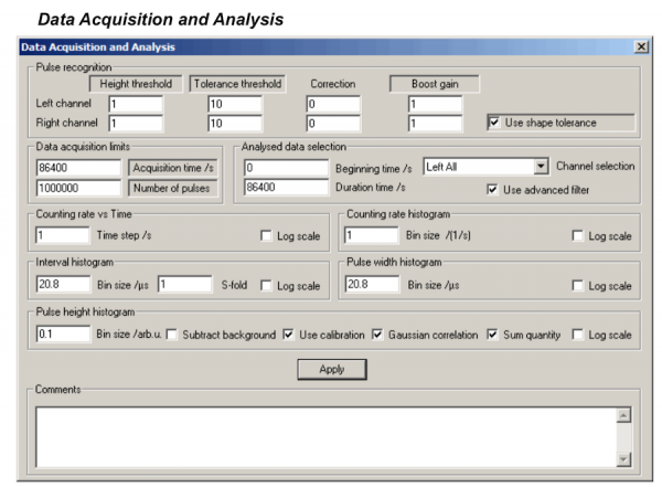 Data Acquisition &amp; Analysis
